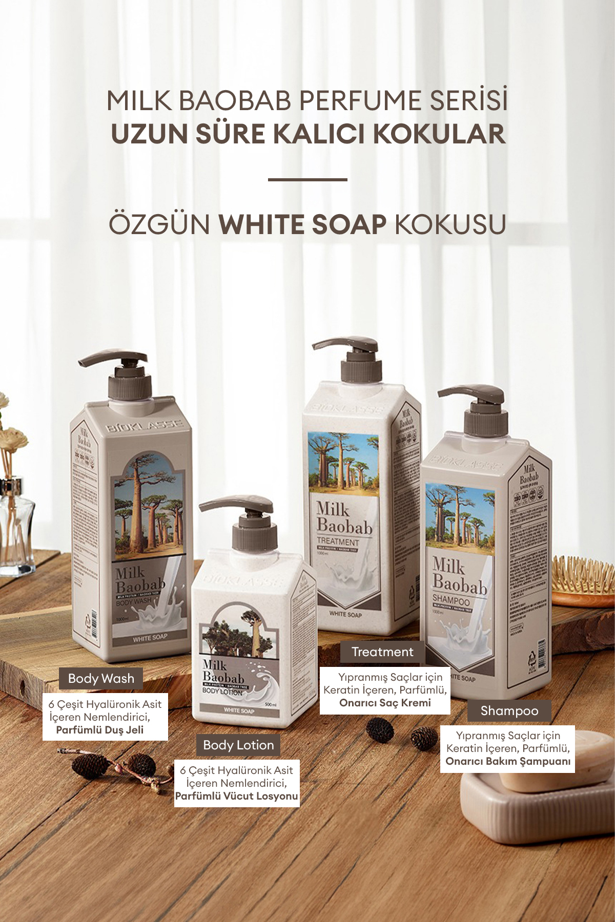 Yıpranmış Saçı Onaran Parfümlü Keratinli Saç Kremi Perfume Treatment (White Soap) — 9450 — تصویر 9 از 9