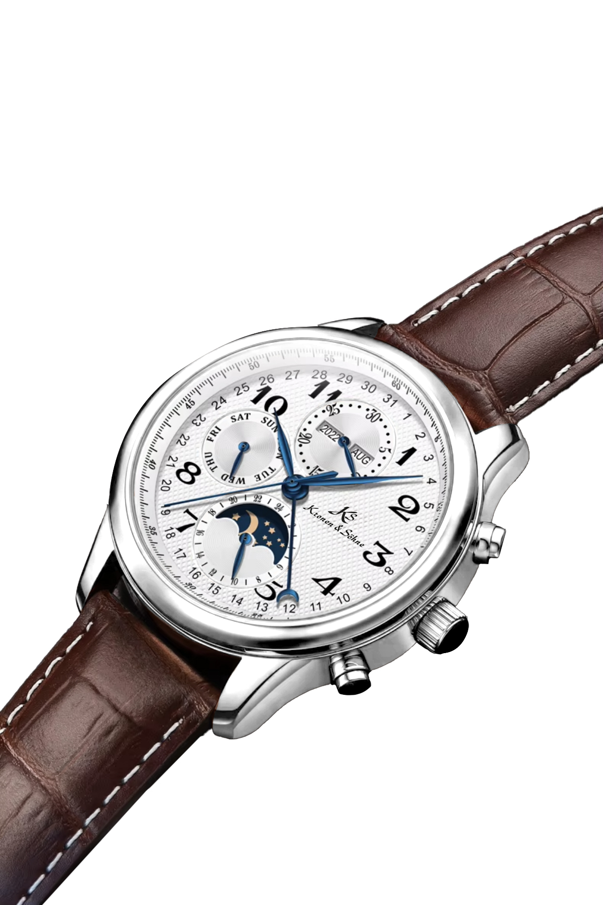 Kronen & Söhne Kronen&Söhne Royalton Moonphase Premium Otomatik Erkek Kol Saati görsel 3