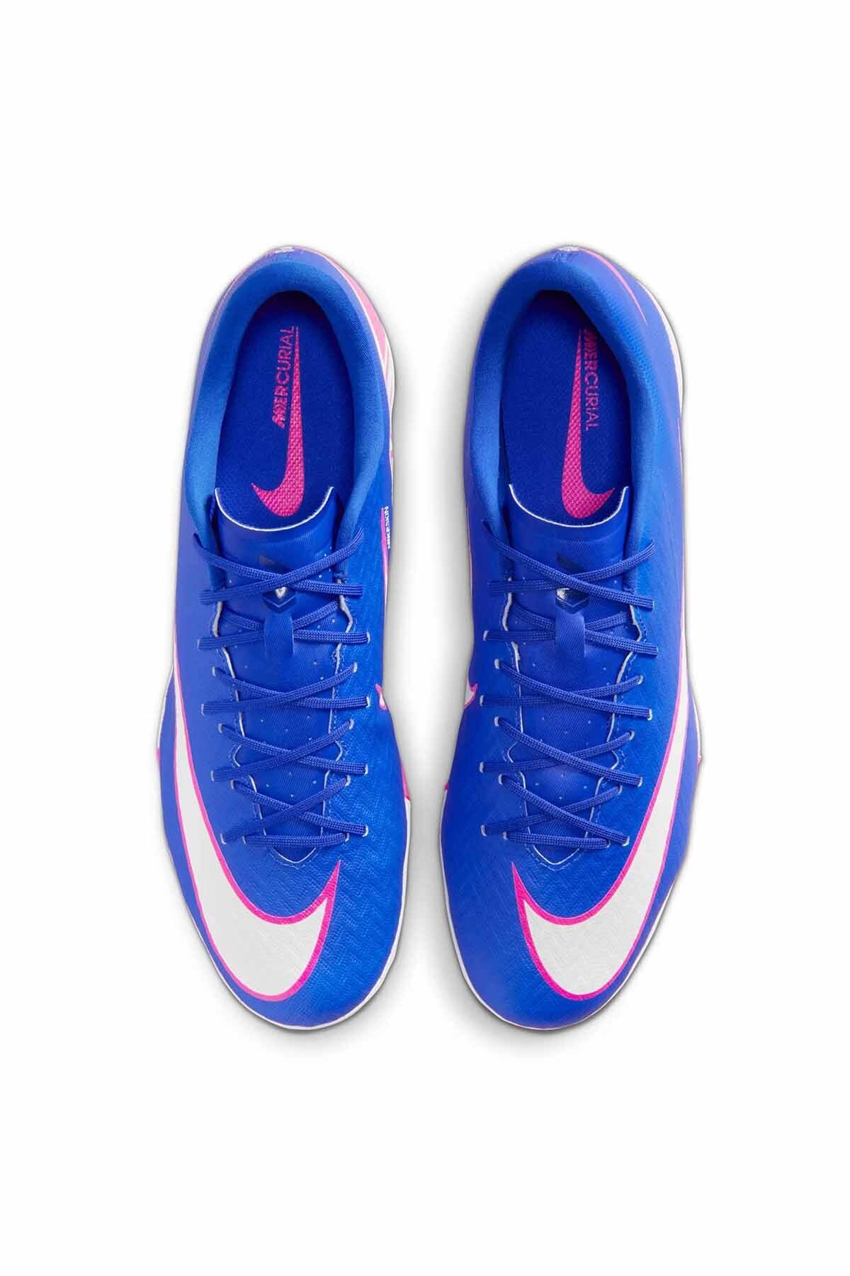 Nike Mercurial Vapor 16 Academy Tf Erkek Mavi Halı Saha Ayakkabısı görsel 4
