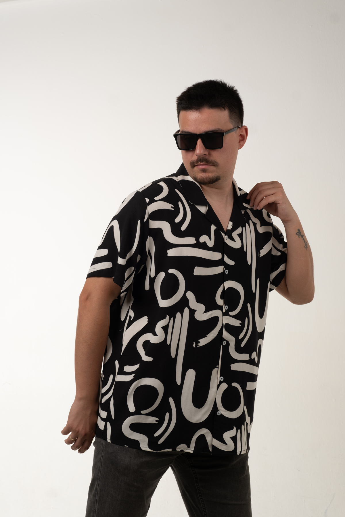 SÖR BÜLEND Erkek Büyük Beden Hawaii Kısa Kollu Yazlık Gömlek görsel 2