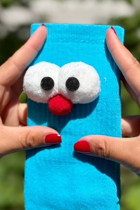 LouSocks Pörtlek Gözlü Eğlenceli Çorap