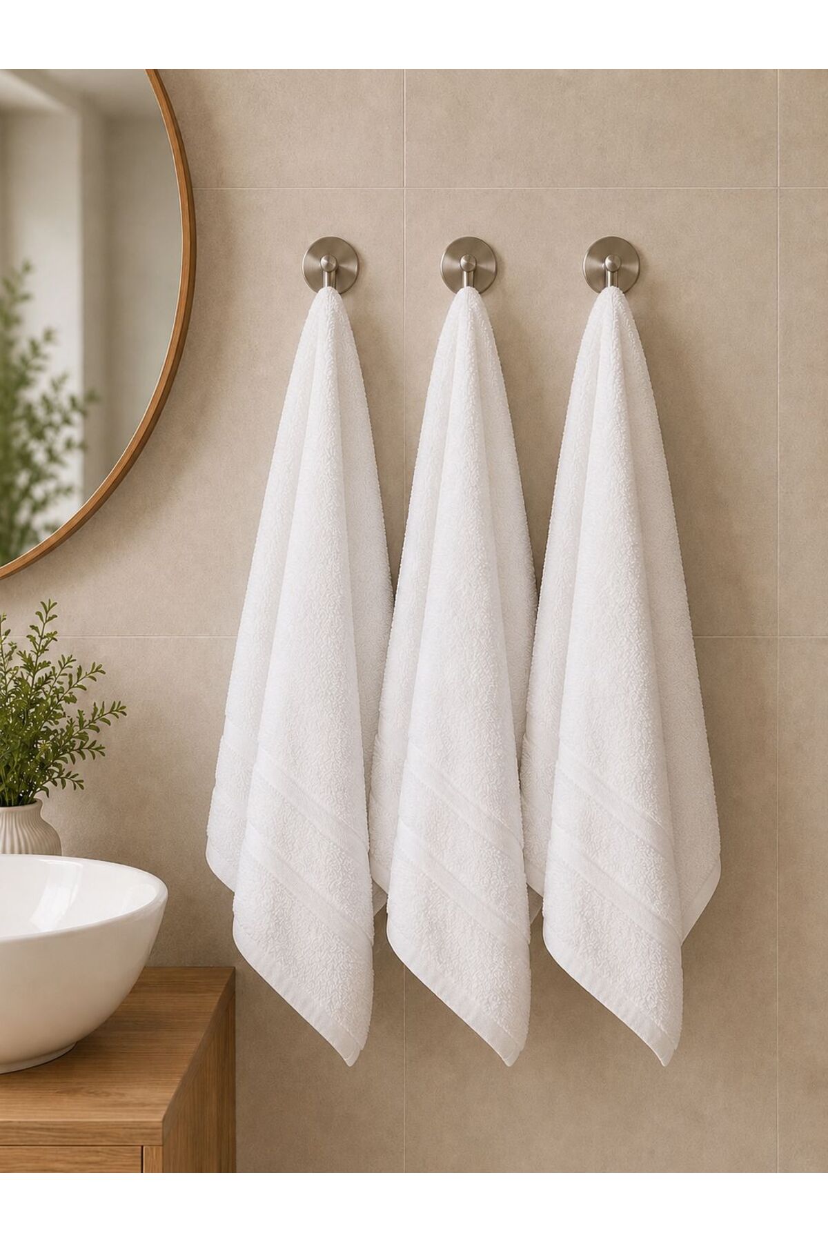 Banyo Havlusu Beyaz