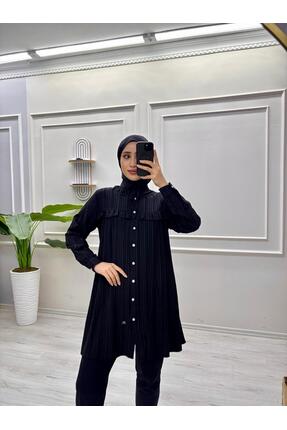 moda acar BOYUNDAN BAĞLAMALI TUNİK