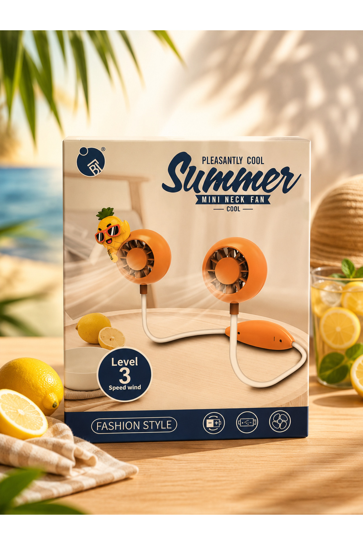 【きなこ】ASTRO Pocket Cinema SUMMER Boyun Askılı Mini Vantilatör - Fiyatı, Yorumları