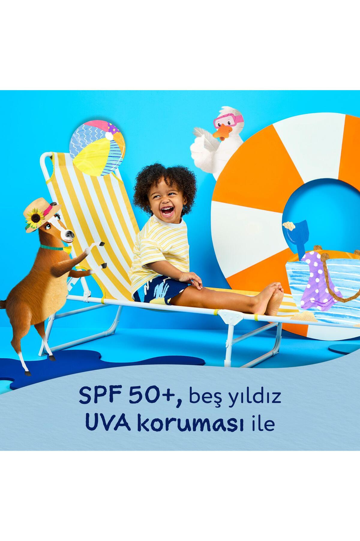 Çocuk Güneş Kremi SPF 50+ 200 ml – Parfümsüz — 100114925 — تصویر 3 از 8