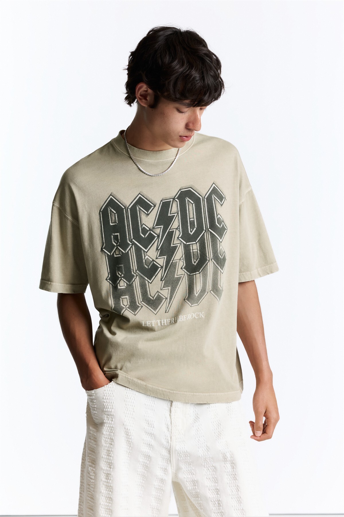Relaxed fit AC/DC tee