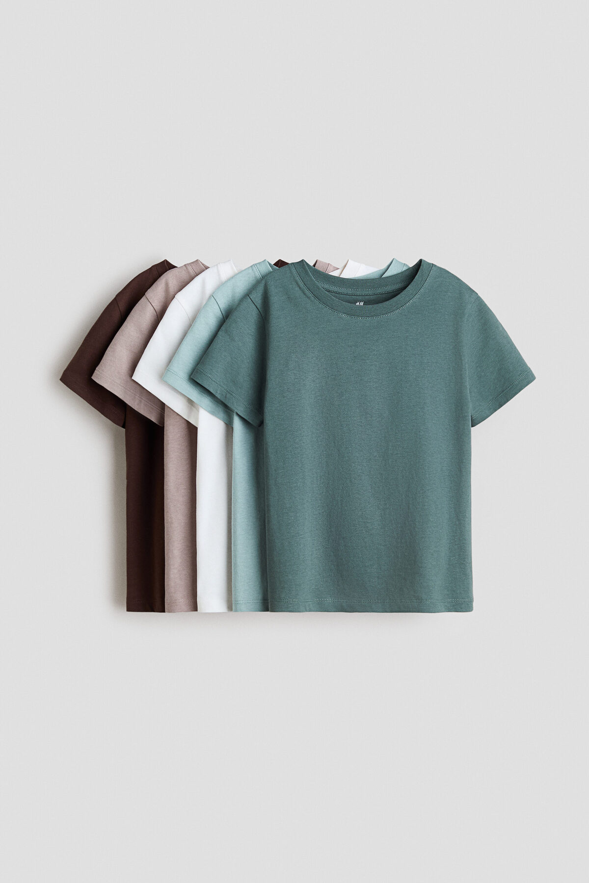 تی‌شرت‌های نخی بسته ۵ عددی اچ اند ام تی شرت H&M