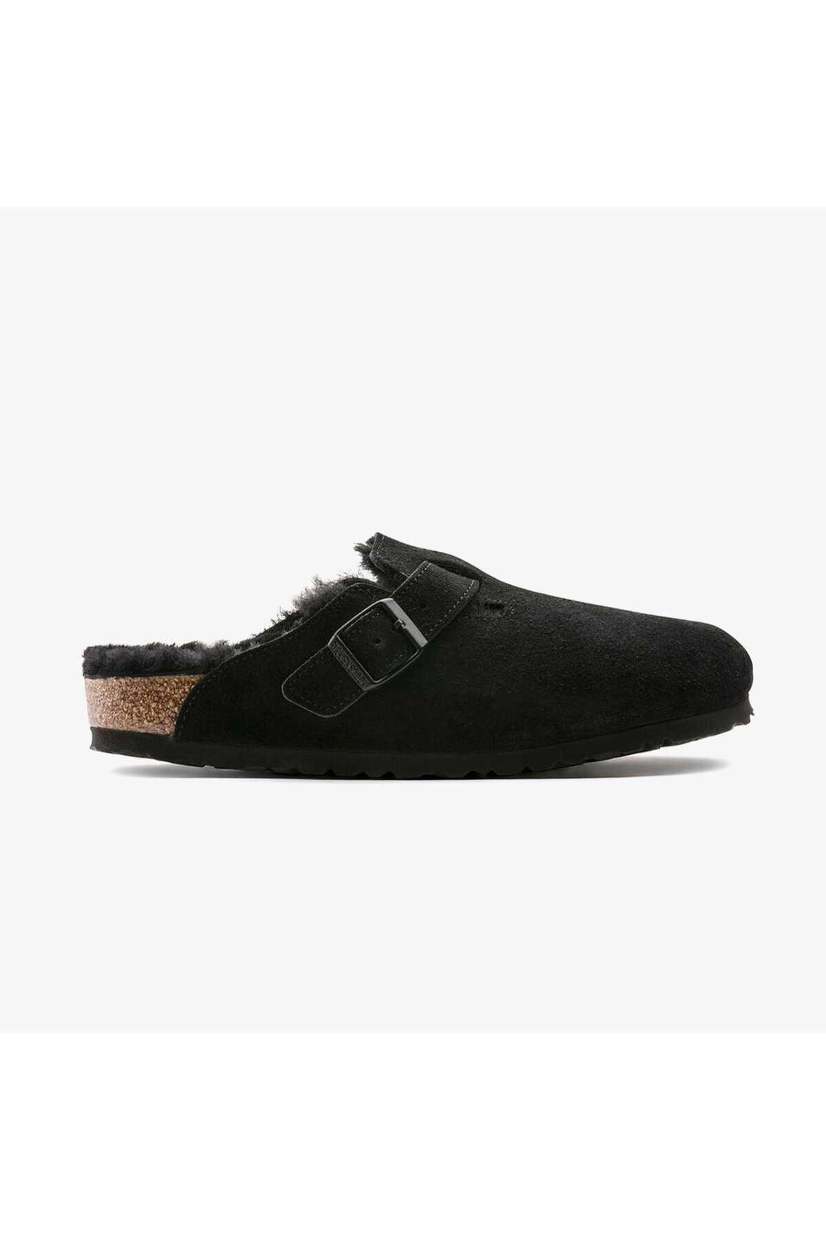 دمپایی مشکی بوستون فل VI یونیسکس جاست استپ بیرکن استاک دمپایی Birkenstock