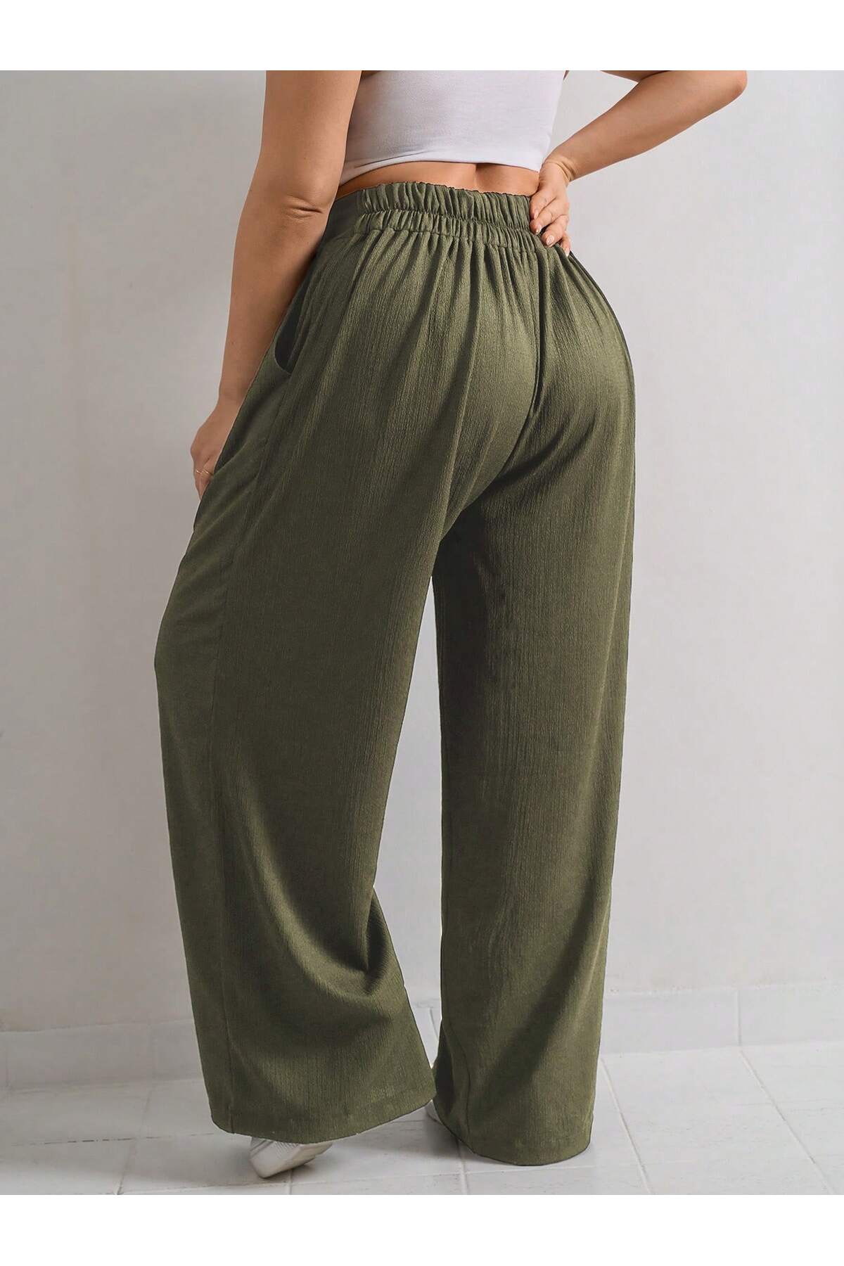 tuzu moda  BÜYÜK BEDEN KADIN PANTOLON - Görsel 2