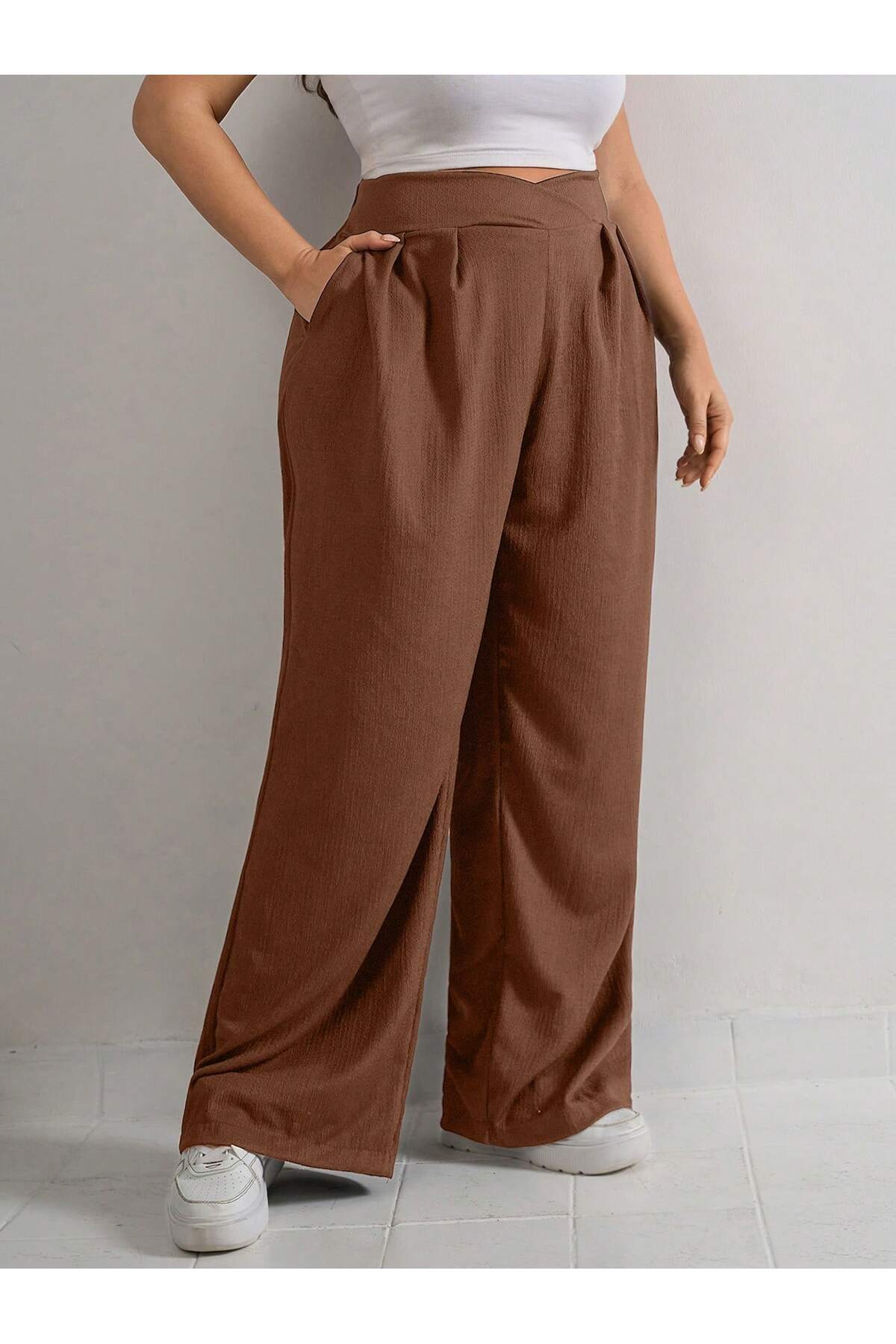 tuzu moda BÜYÜK BEDEN KADIN PANTOLON görsel 4