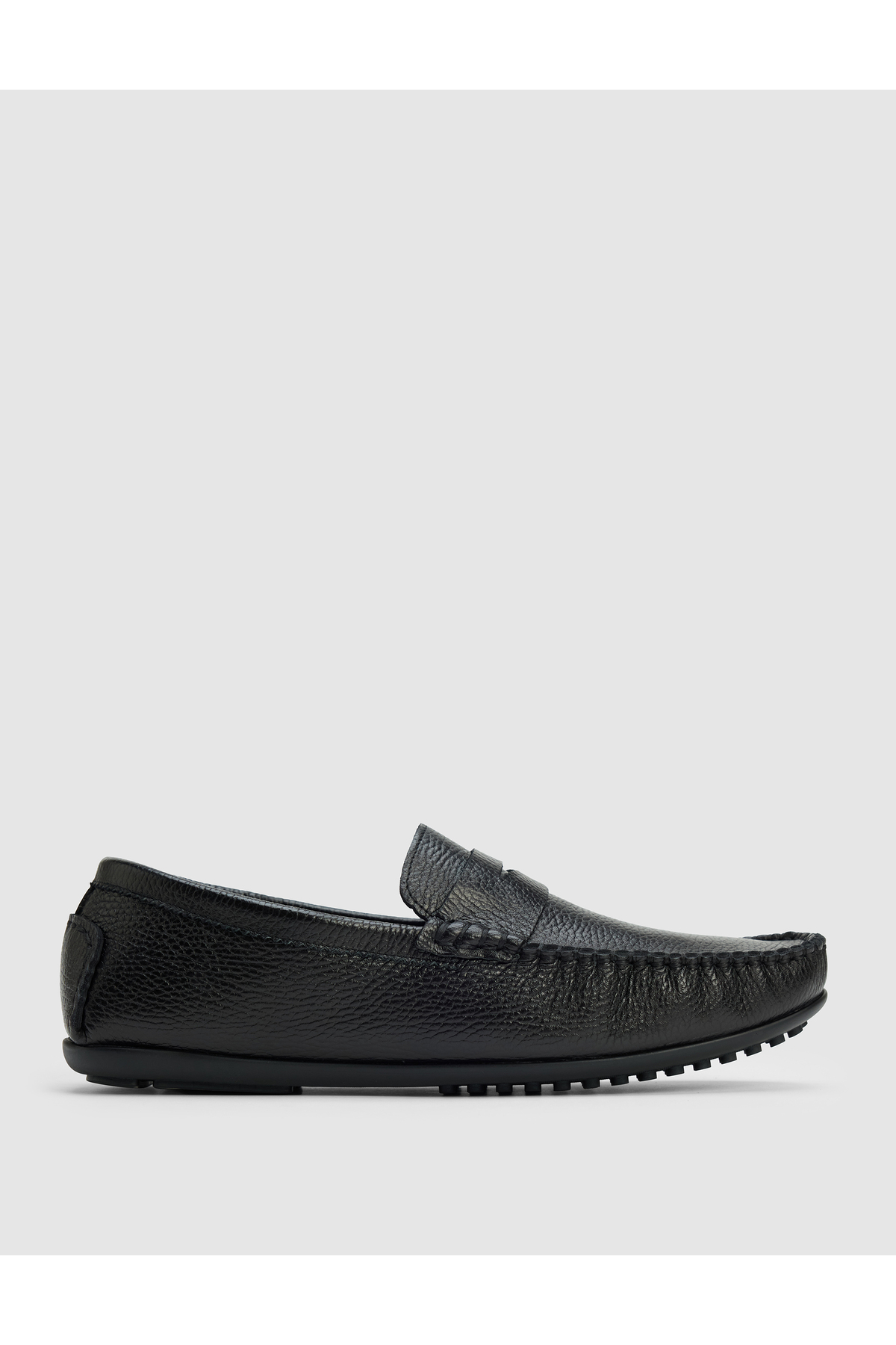 Pierre Cardin Siyah Bant Detaylı %100 Deri Loafer Ayakkabı 50327105-VR046 görsel 2
