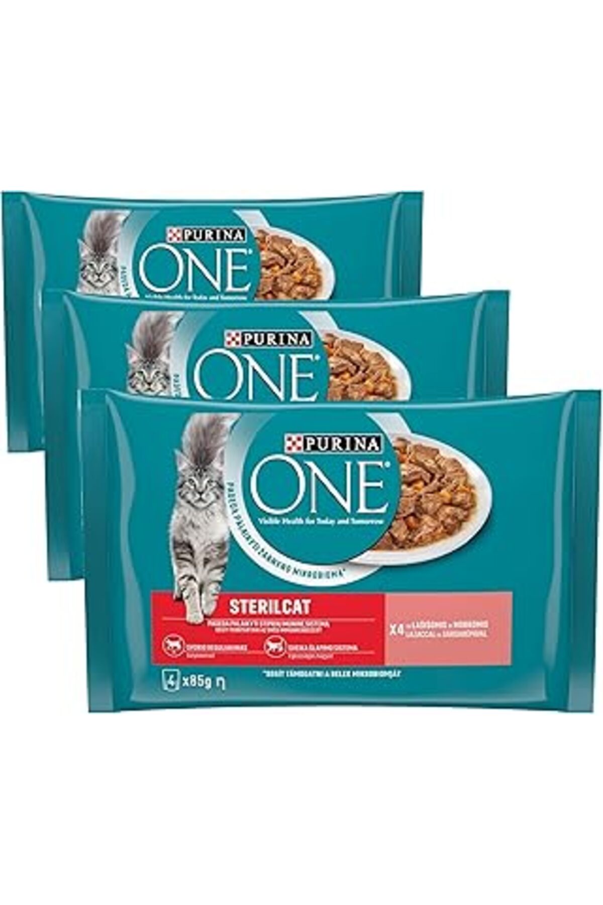 Purina One Snlu Kısırlaştırılmış Ler İçin Yaş 85 Gram, 4 Adet (3 Paketi)