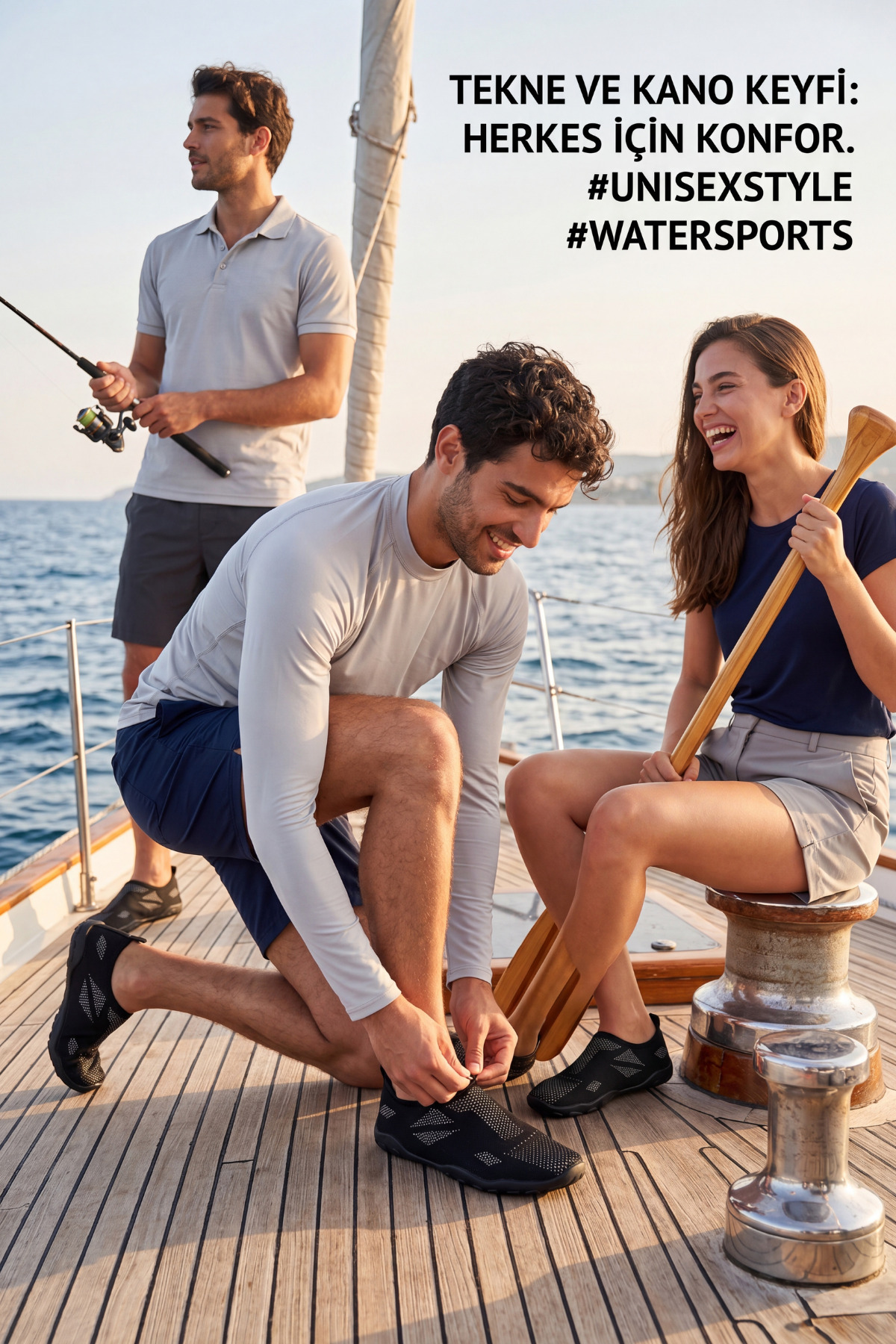 Liarca WAVEGLIDE - Esnek Siyah - Beyaz Unisex Deniz ve Plaj Ayakkabısı, Nefes Alabilir ve Hızlı Kuruyan Ku