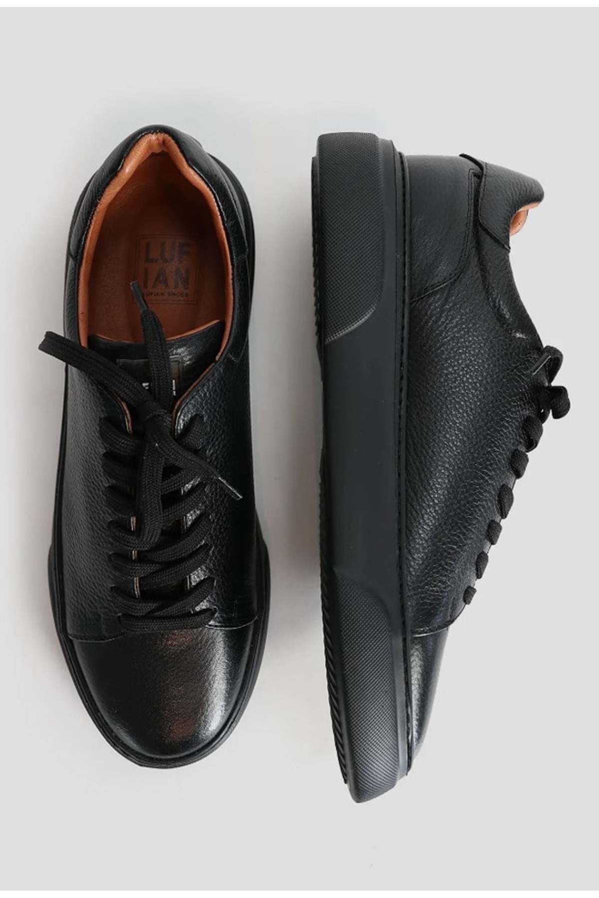 111230187 Tommy Casual Deri Erkek Sneaker Ayakkabı SİYAH — مشکی VSK-AST08274 — تصویر 5 از 6