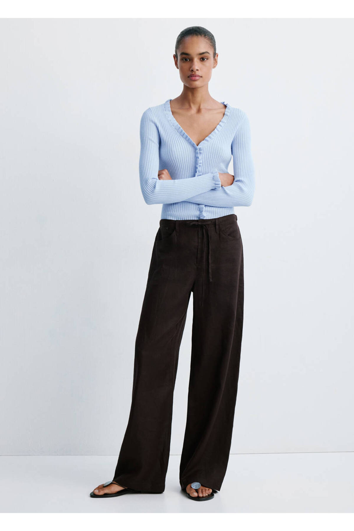 MANGO Woman Cardigan azucena görsel 2