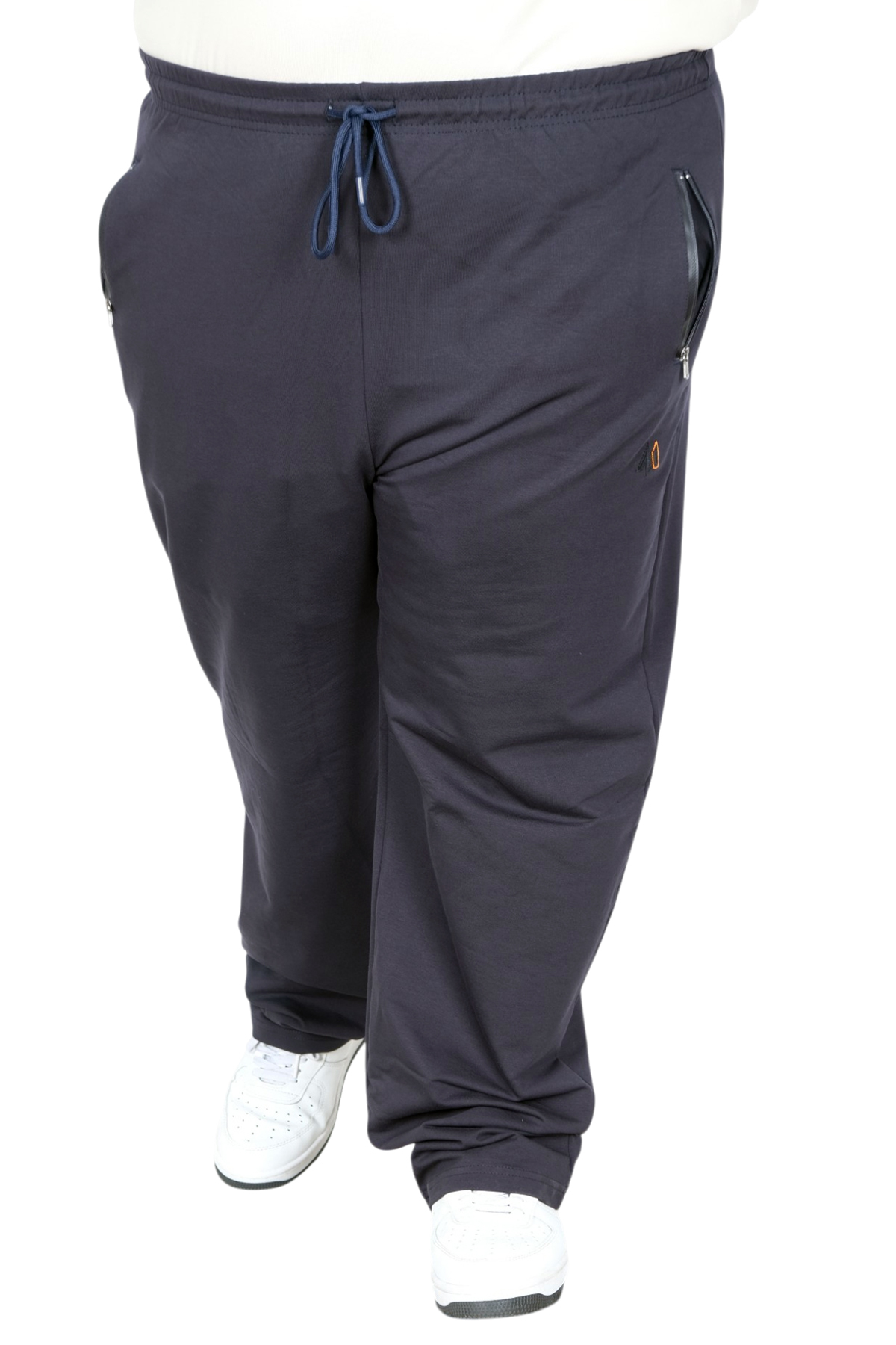 ModeXL Mode XL Büyük Beden Esofman Altı Fermuar Cep 2Ip 11102 LACİVERT görsel 5