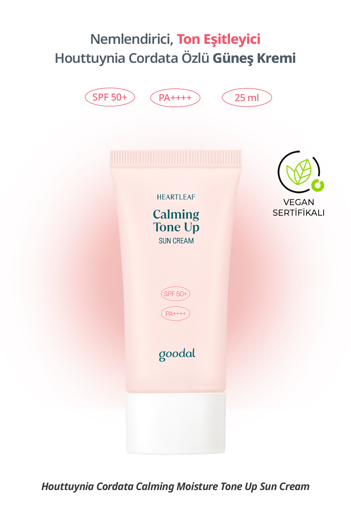 Goodal Ton Eşitleyici Güneş Kremi Houttuynia Cordata Calming Moisture Tone Up Sun Cream SPF50+ 25ml — 9939