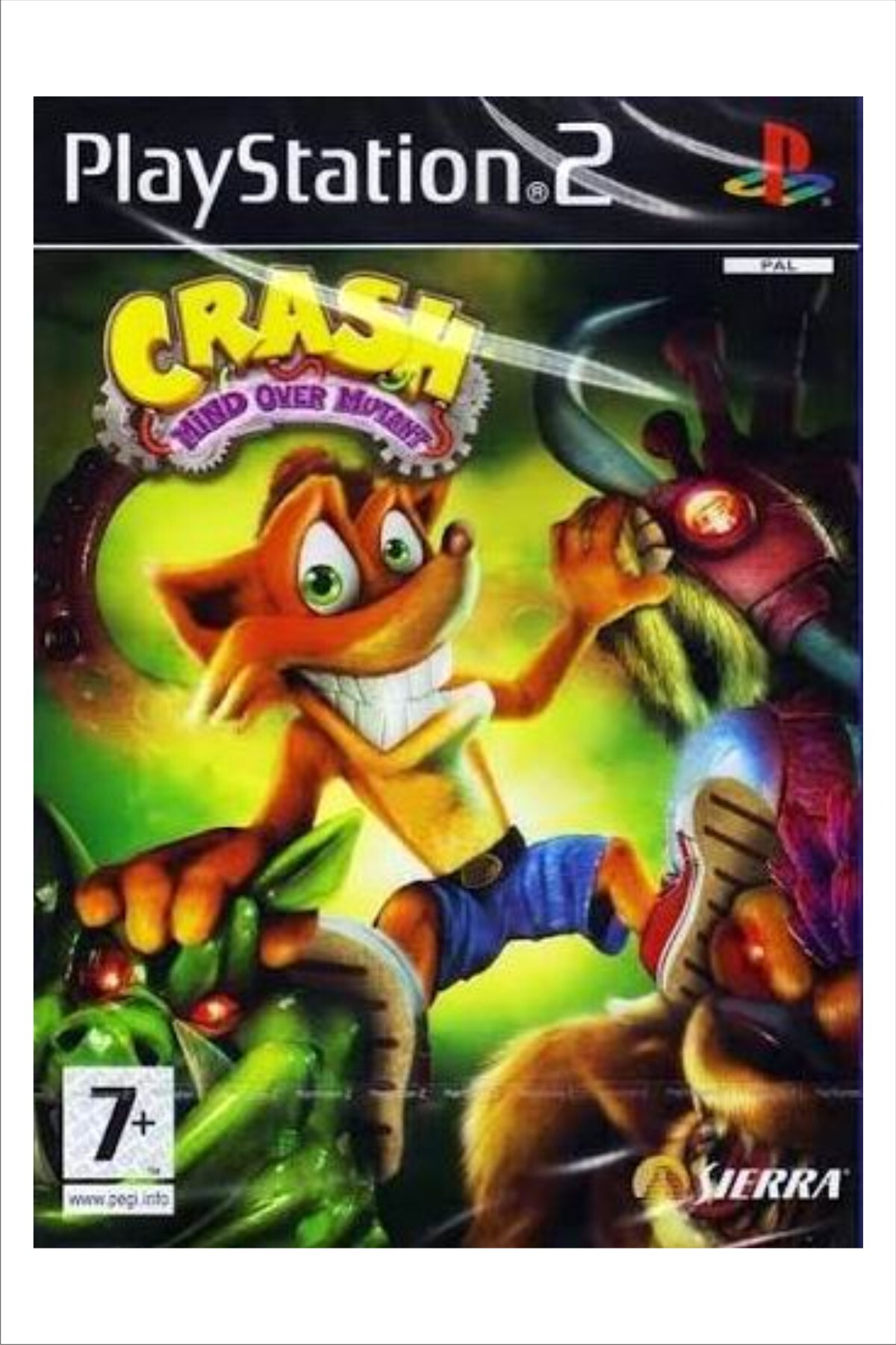 SİERRA Crash Mind Over Mutant- Playstation 2 Oyunu - Sadece Çipli