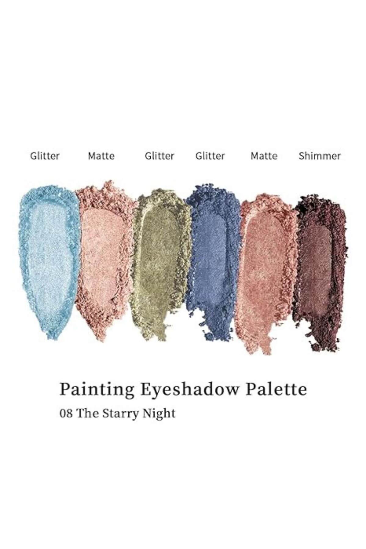 Painting Eyeshadow Palette 08 the Starry Night, 1 Piece — رنگارنگ ST26040246 — تصویر 2 از 2