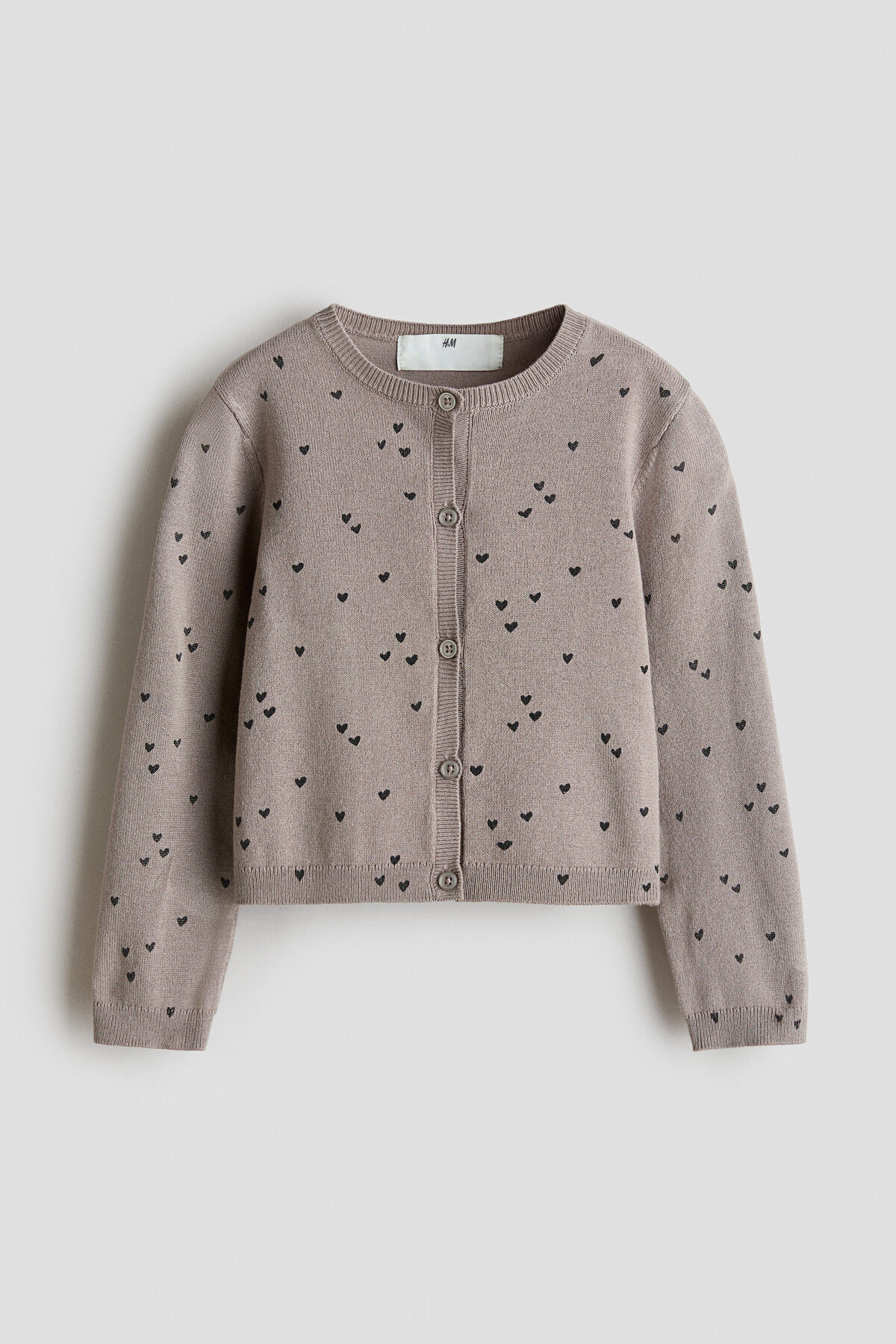ژاکت کش باف پشمی طرح دار اچ اند ام ژاکت کشی H&M