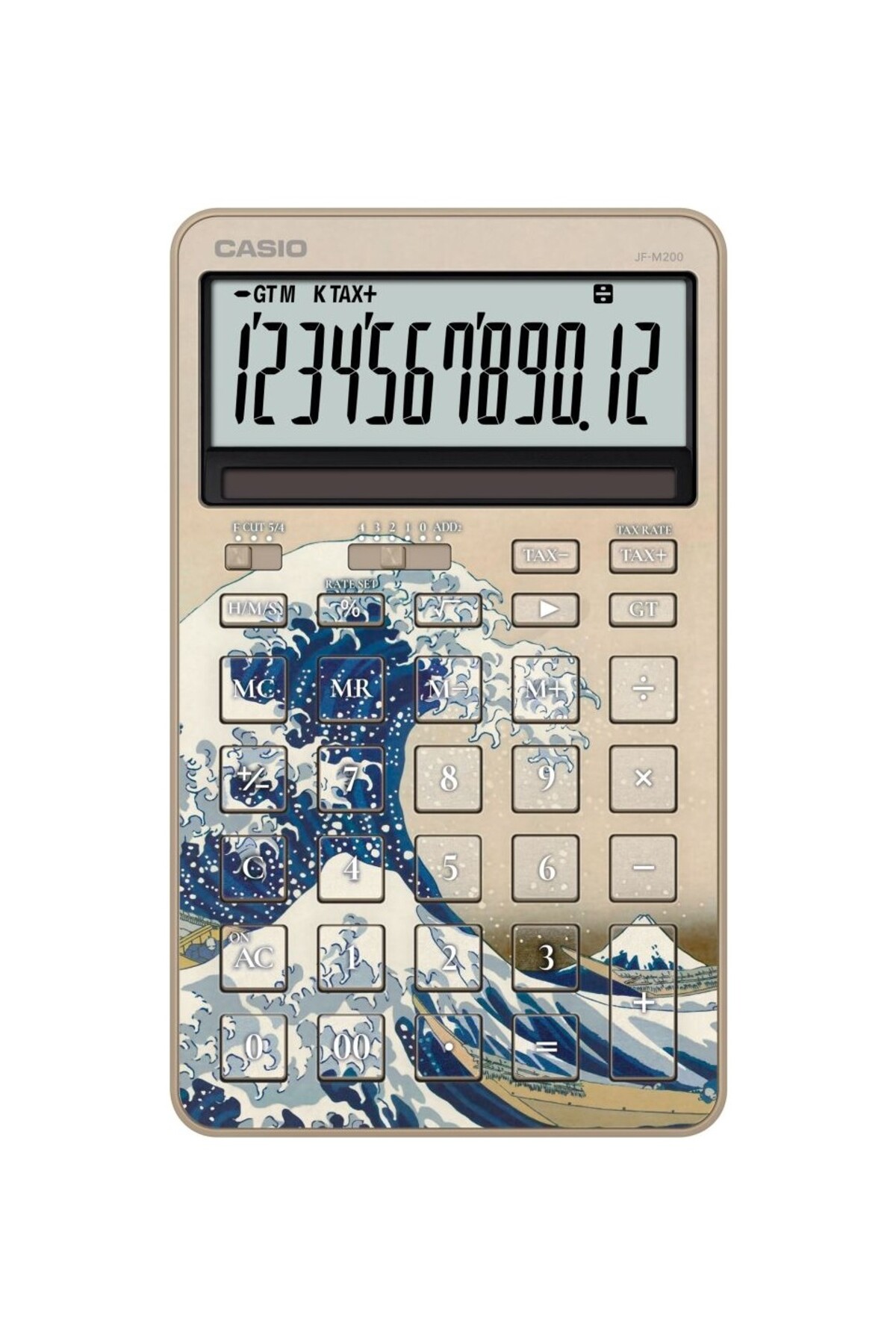 Casio Jf-M200-Tj-Khk 12 Hane Masa Üstü Hesap Makinesi