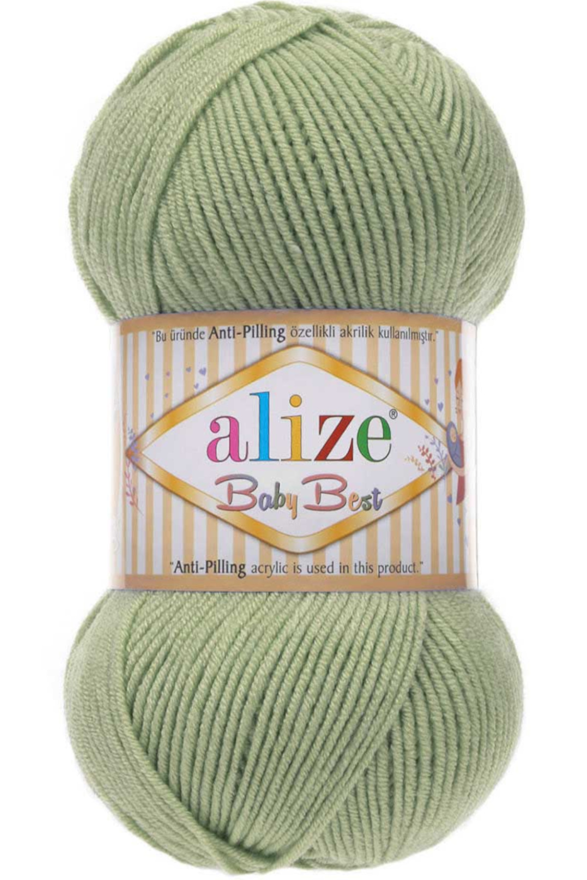 Baby Best 138 Olives 10% Bamboo - 90% Acrylic Non-Pilling Baby Hand Knitting Rope
