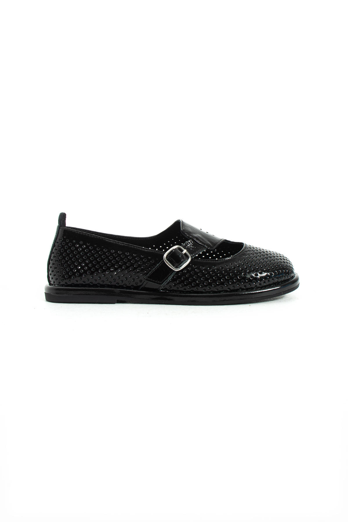 DUXAL SHOES Mandy Kadın Hakiki Deri comfort Taban Tokalı Delikli Babet görsel 6
