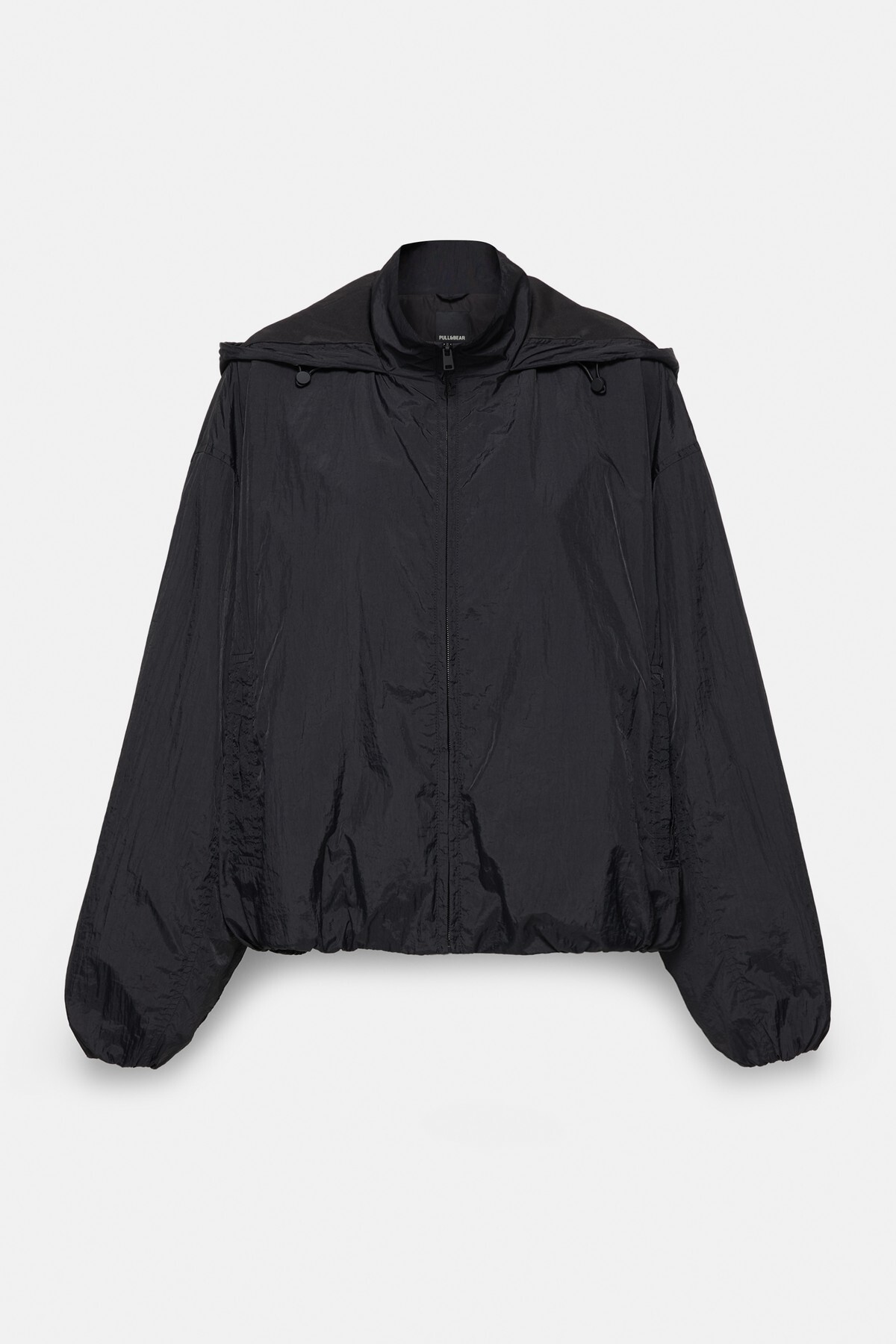 Pull & Bear Kapüşonlu hafif mont görsel 7
