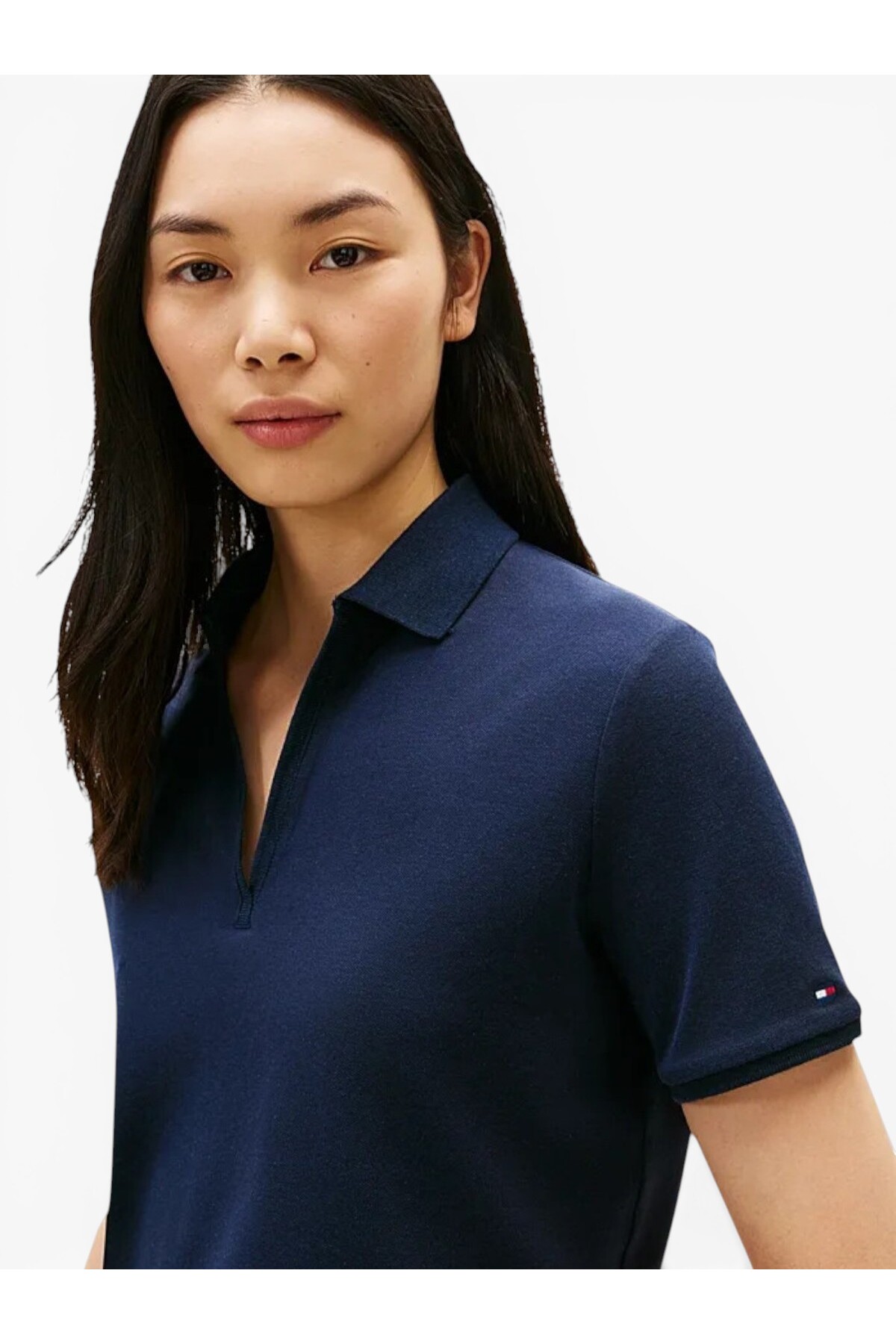 پولوشرت زنانه یقه پلو | تامی هیلفیگر Tommy Hilfiger TYCB052837B5ACC96A314D000 BG - تصویر 3