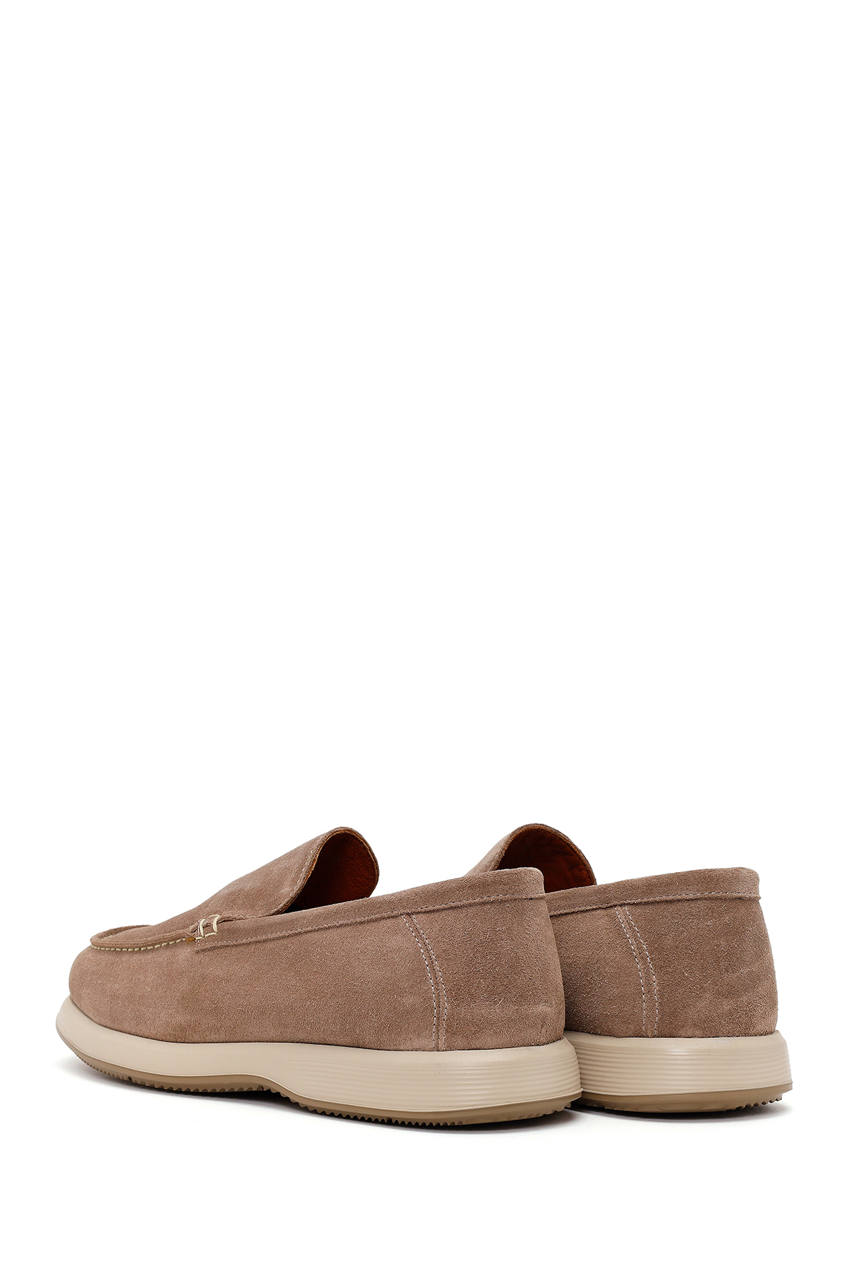 Derimod Erkek Vizon Süet Deri Loafer 26SFD765910 görsel 6