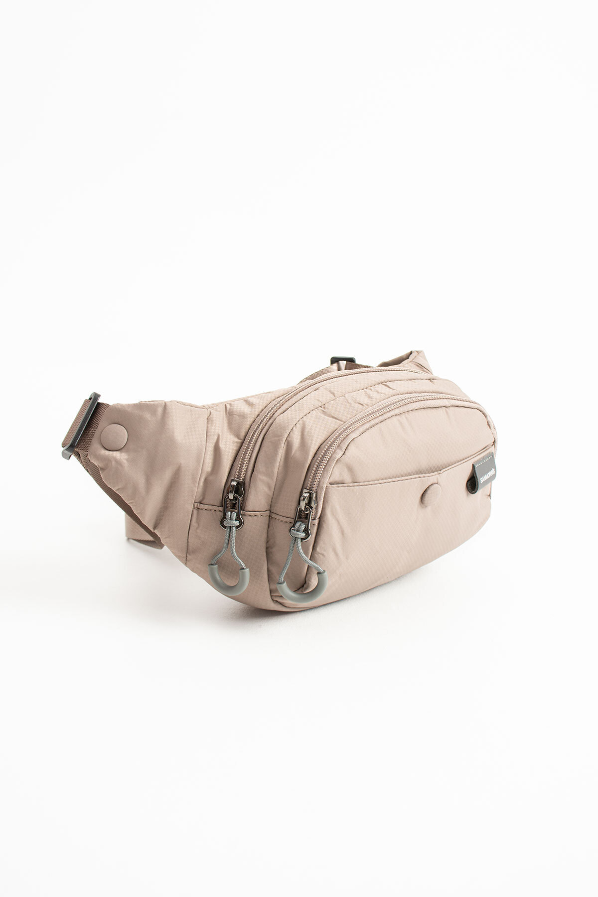Sanmorris Unisex Paraşüt Kumaş Siyah Renk Suya Dayanıklı 3 Bölmeli Body Bag Sargın görsel 4