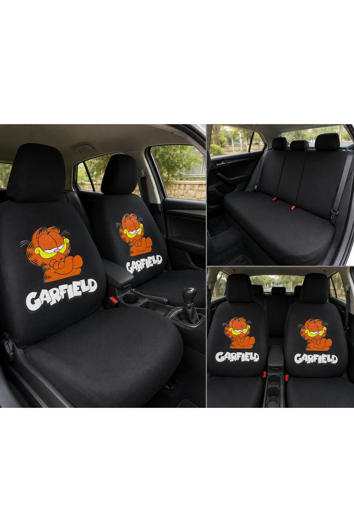 Vemaks Oto Aksesuar siyah garfield servis kılıfı