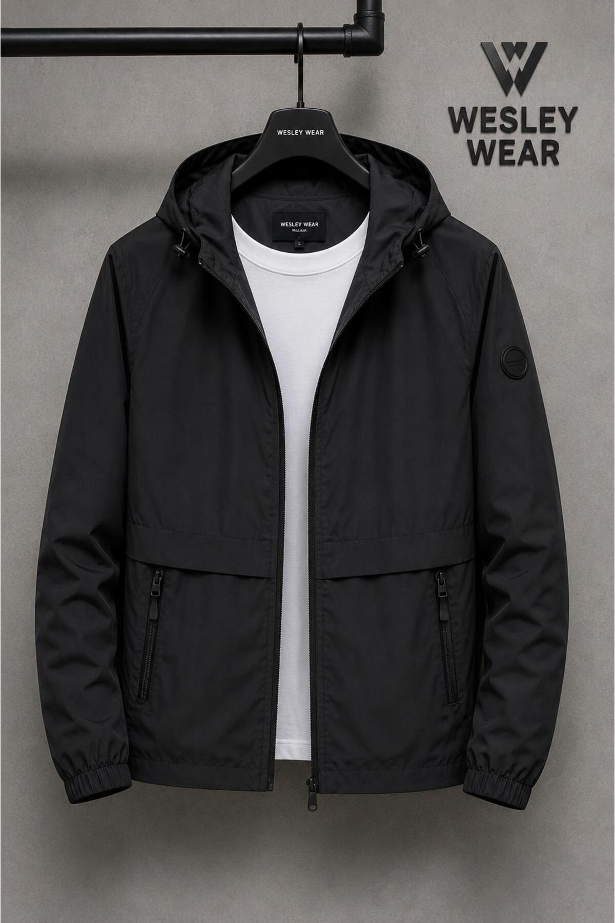 wesley wear YENİ SEZON YÜKSEK KALİTE YAĞMUR VE SU GEÇİRMEZ YAĞMURLUK RÜZGARLIK CEKET