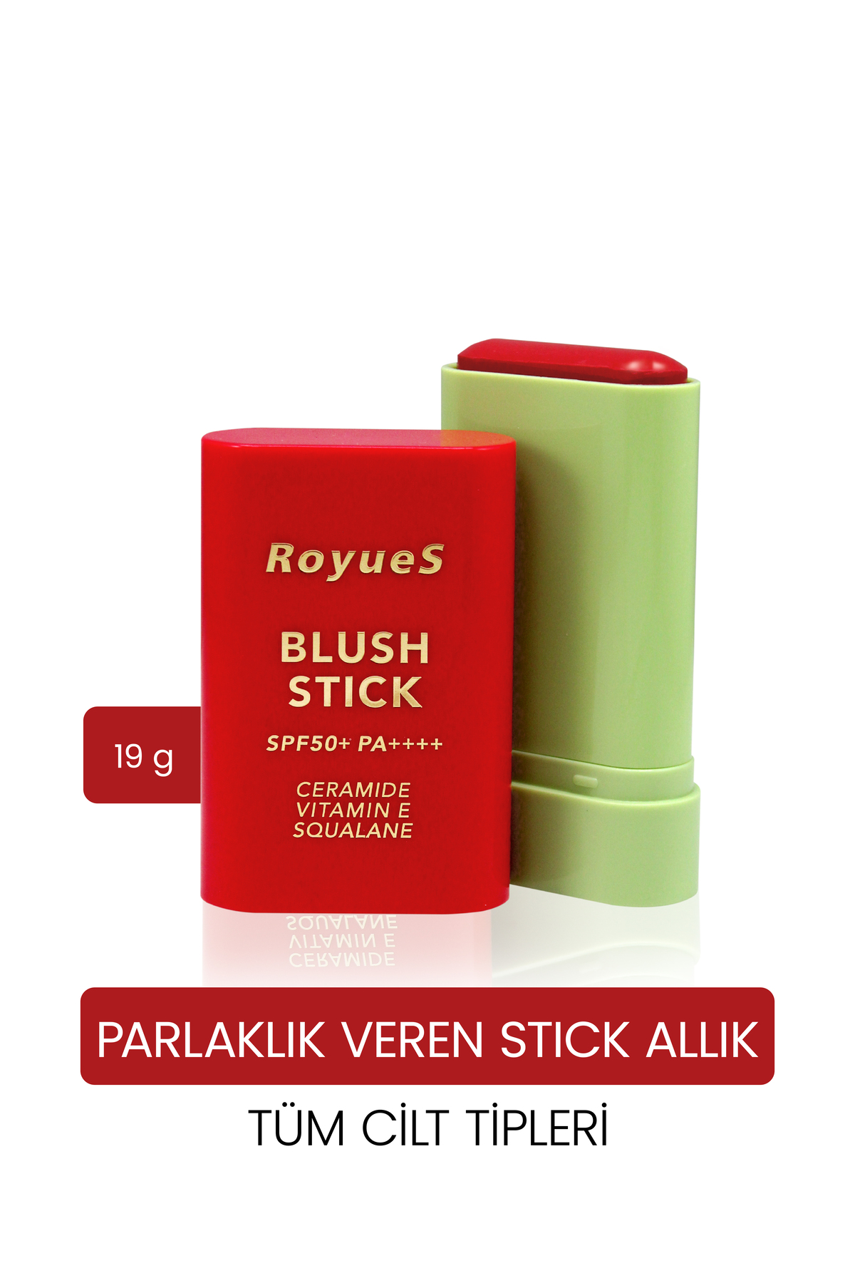 Royues Nemlendiricili Stick Krem Allık Yumuşak Ve Nemlendirici Formül Yüksek Pigmentasyon