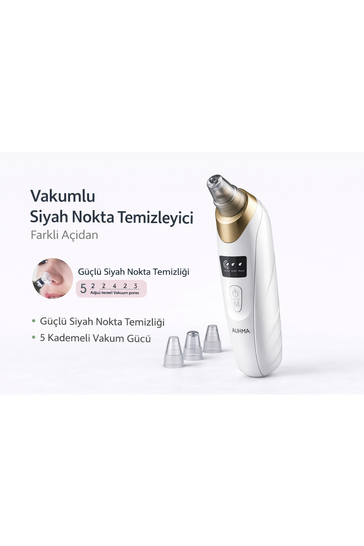 VAKUMLU SİYAH NOKTA TEMİZLEYİCİ — AHB-01 — تصویر 2 از 3