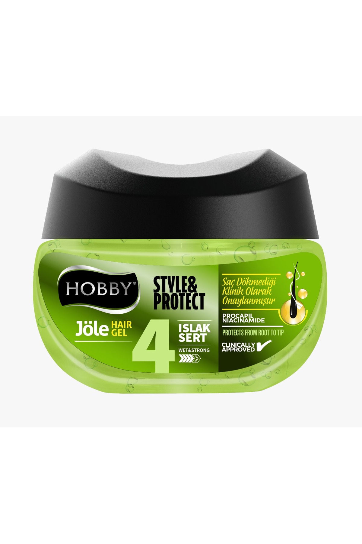 Hobby Stye&protect Saç Jölesi Islak Sert 250 ml Kavanoz — JÖLE9720 — تصویر 2 از 2