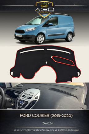 A3D TORPİDO KORUMA Ford COURİER (2013-2020) Ön Örtüsü Göğüs Panel Torpido Kor...