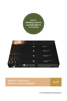 Nespresso Barista Creations Aromalı Kahve Seçkisi 50 Kapsül