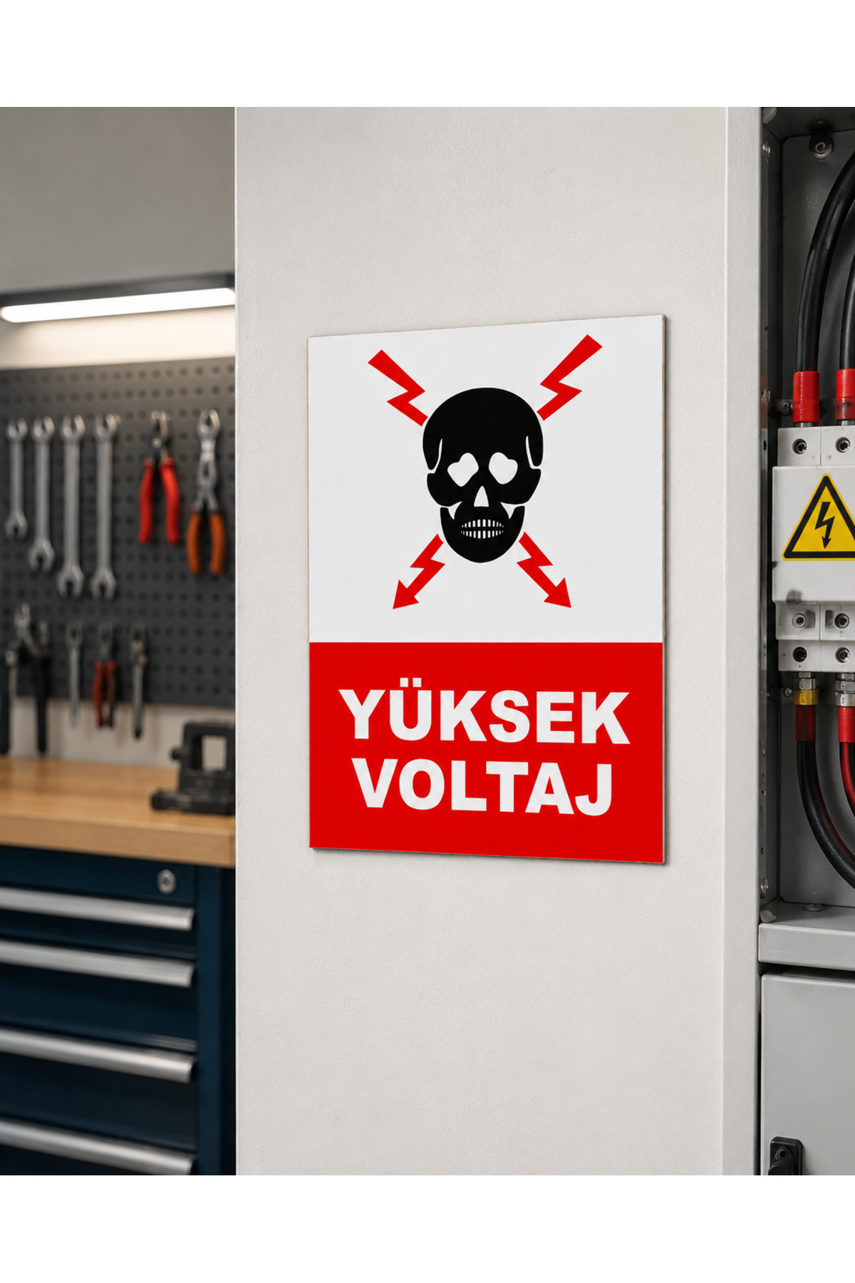 Occupational Safety Warning Sign High Voltage