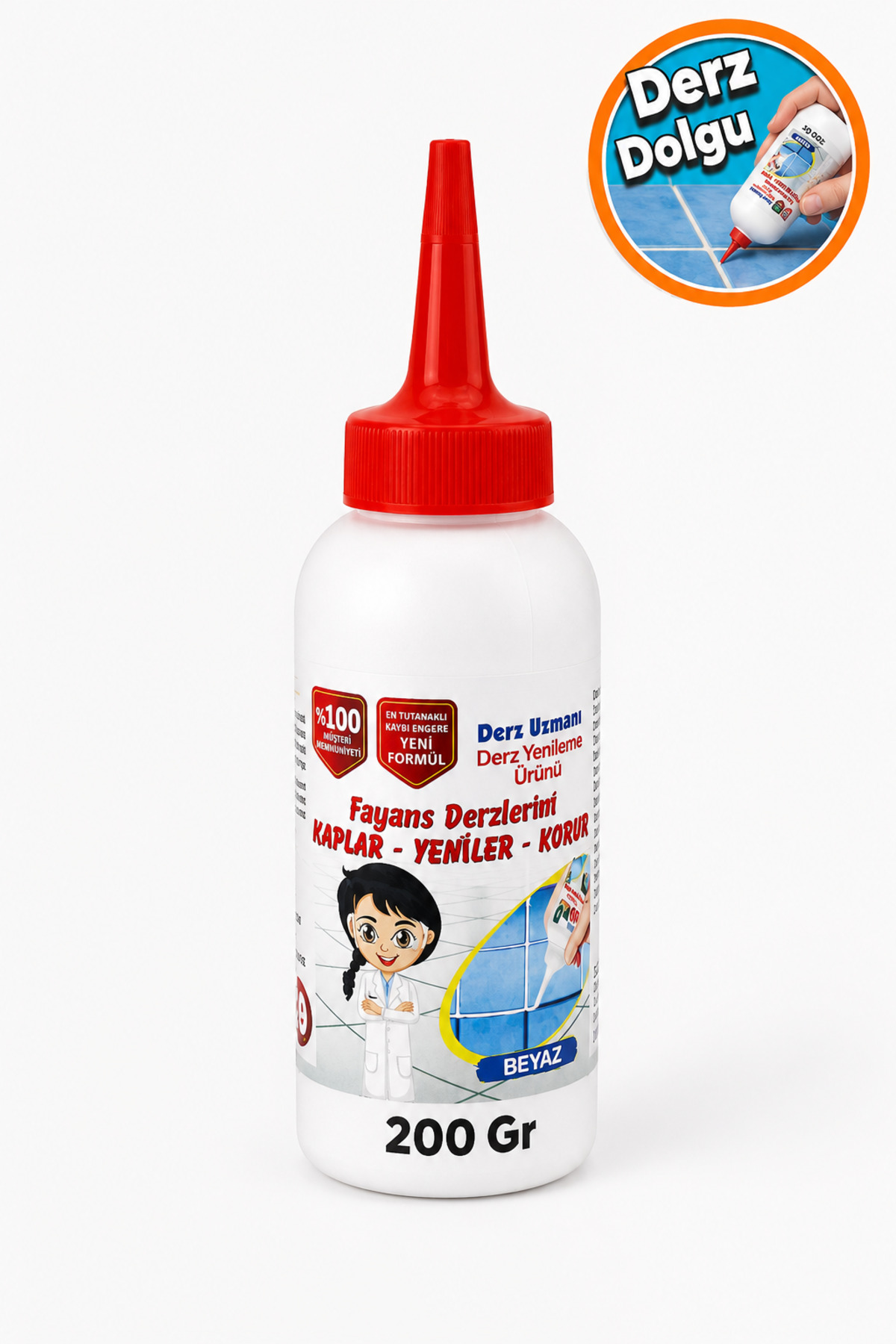Joint Filler Tiles Ceramic Marble Floor Repair Joint Renewal Filler for Wall White 200 Gr