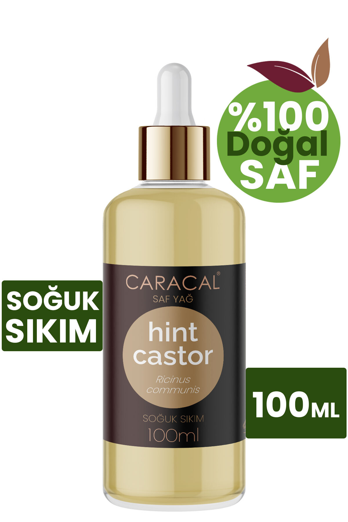 100ml Saf Hint Yağı Castor Yağı Soğuk Sıkım Kastor Yağı Ricinus Communis Doğal Katkısız Hekzansız — HİNT YAĞI KAŞ KİRPİK SAÇ BAKIM CASTOR