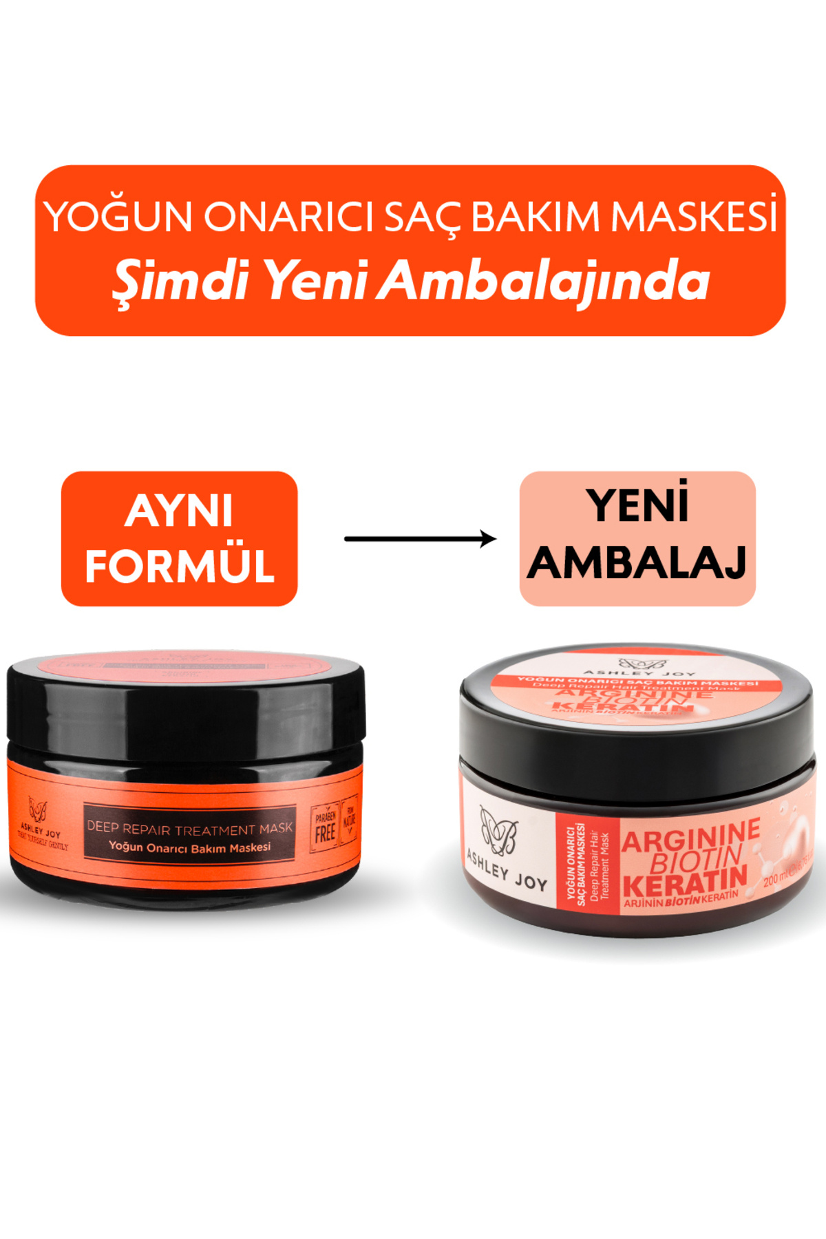 Yıpranmış Saçlara Özel Besleyici Yoğun Onarıcı Saç Kurtarma Bakım Maskesi 200 ml — AJ.02.00013 — تصویر 2 از 7