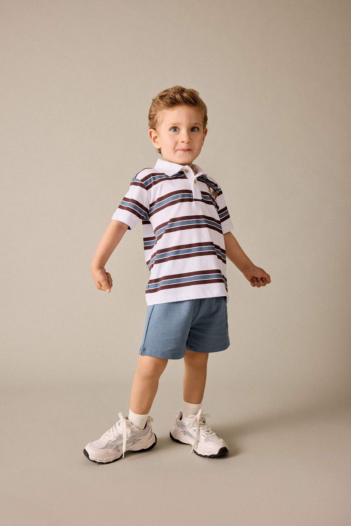 Defacto Striped 2-Piece Set for Baby Boy H3073A526Sm