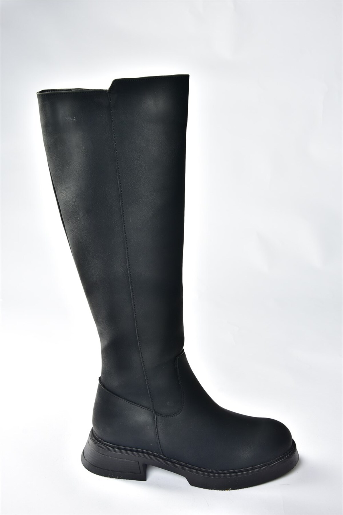 Fox Shoes Siyah Alçak Topuklu Günlük Kadın Çizme N674265109 görsel 4