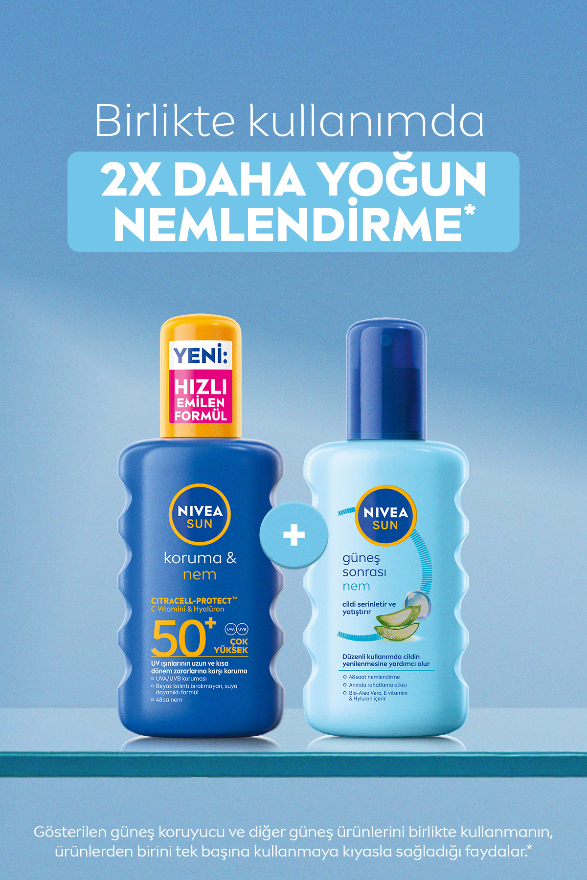 SUN Güneş Sonrası Nemlendirici Vücut Spreyi 200ml,Serinletici,Yatıştırıcı,Aloe Vera,Hyaluron — 80434-08200-17 — تصویر 7 از 8