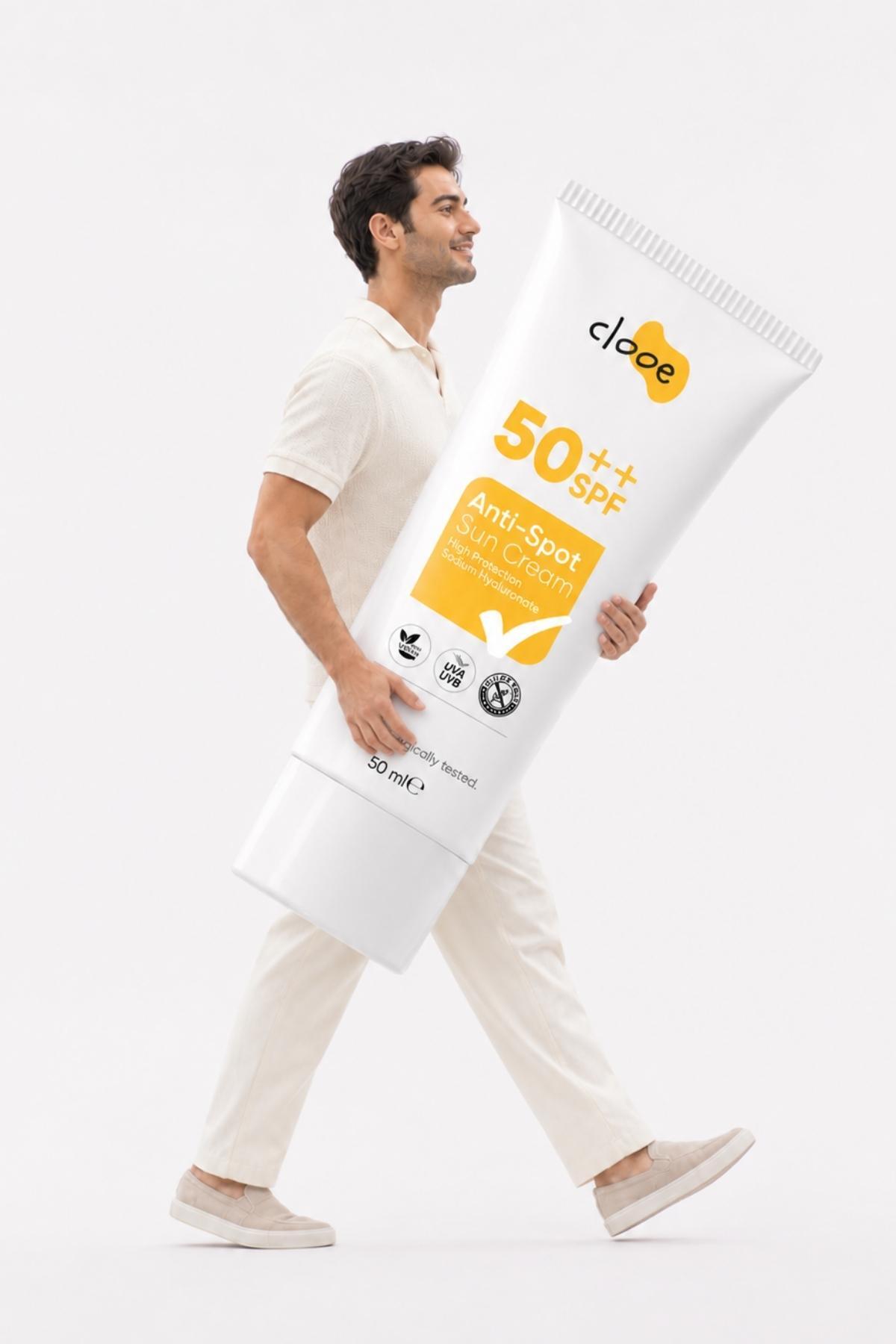 Vegan Çift Fazlı Güneş Suyu 50 SPF+ Çok Yüksek Koruma 100 ml - 2'li Set — PKA017 — تصویر 7 از 9