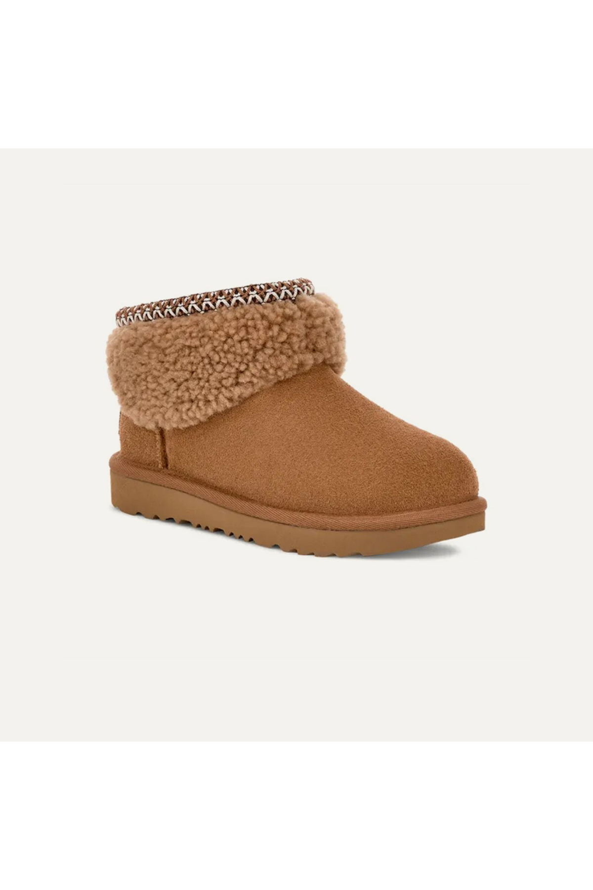 UGG Kadın Bileği Kürk Şık Detaylı Yüksek Taban Taba Bot & Bootie görsel 2