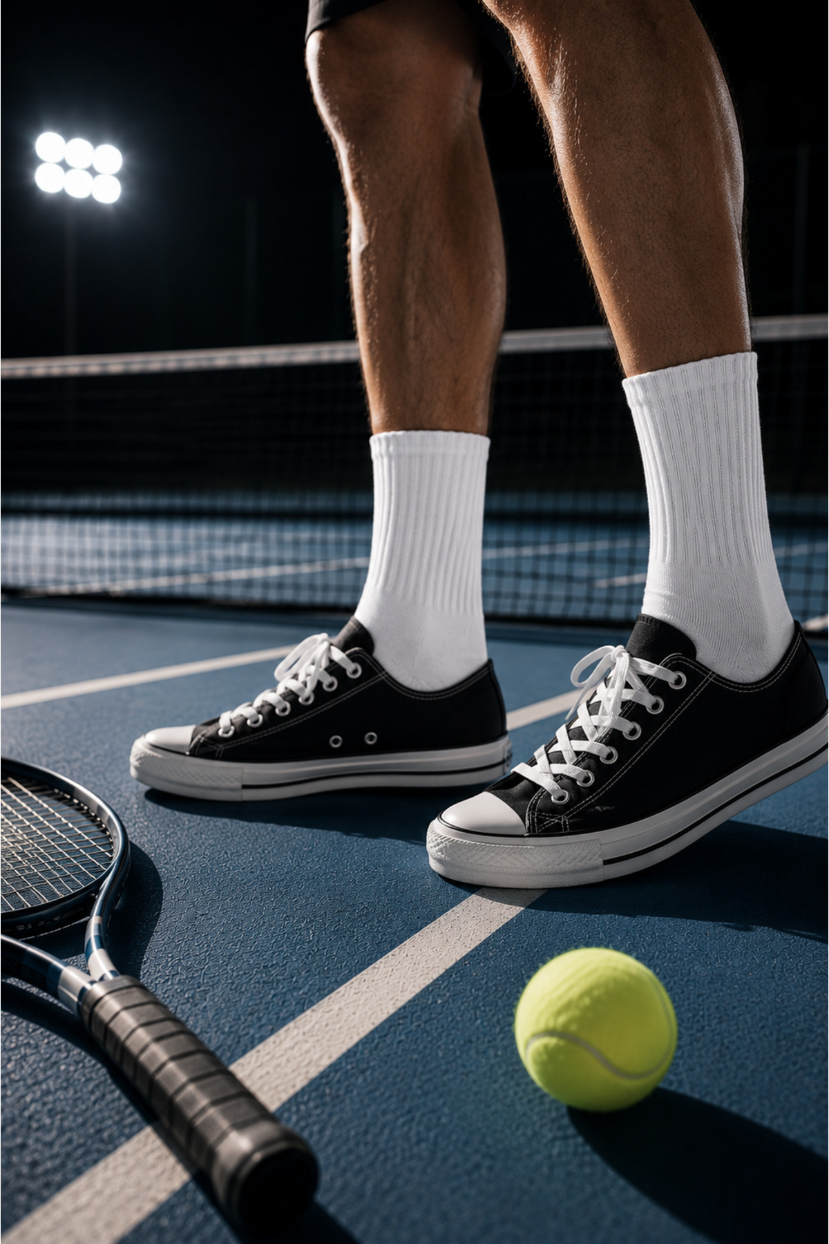SOLDE SOCKS SOLDE 2 Çift Beyaz Düz Tenis Çorabı Unisex Pamuklu Spor Çorap Kadın Erkek🤍🧦(Deneme Paketi) görsel 3