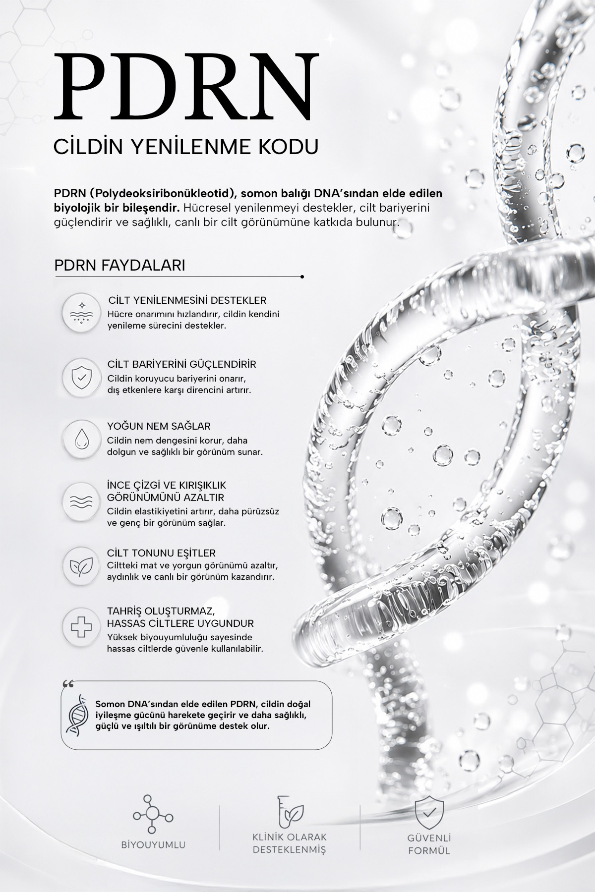 PDRN (SOMON DNA) Yenileyici Titreşim Başlıklı Göz Kremi 20 g — MM0026671 — تصویر 3 از 8