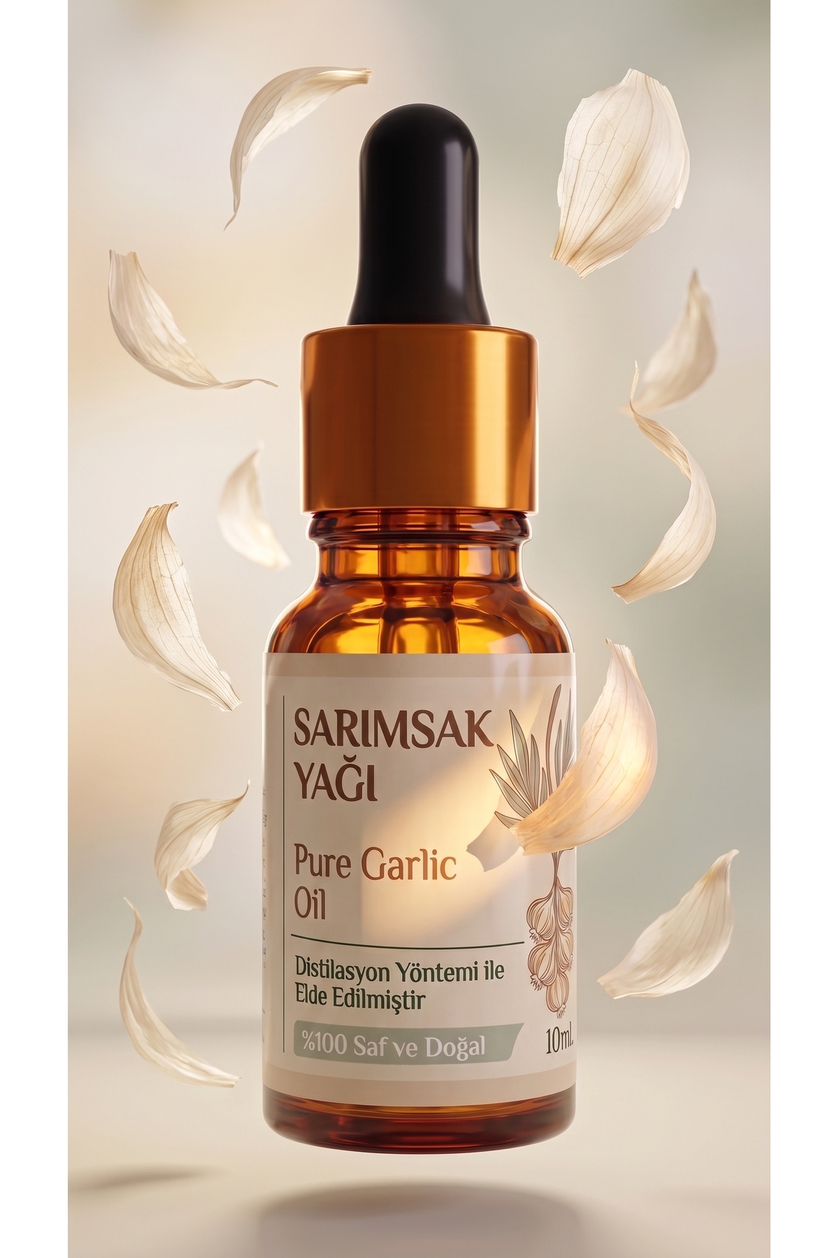 Sarımsak Uçucu Yağı 10 Ml / %100 Saf Ve Doğal / Garlic Oil — A1-Sarımska-yag-10 — تصویر 7 از 8